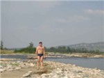 На Лабёнке.
